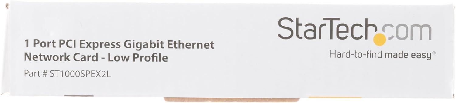 StarTech.com 1 Port PCIe Network Card - Low Profile - RJ45 Port - Realtek RTL8111H Chipset - Ethernet Network Card