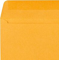 JAM PAPER Brown Kraft Manila Booklet Envelopes with Gummed Closure