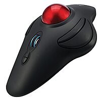 iMouse T40 Wireless Ergonomic Finger Trackball Mouse with Nano USB Receiver, Programmable 7 Button Design