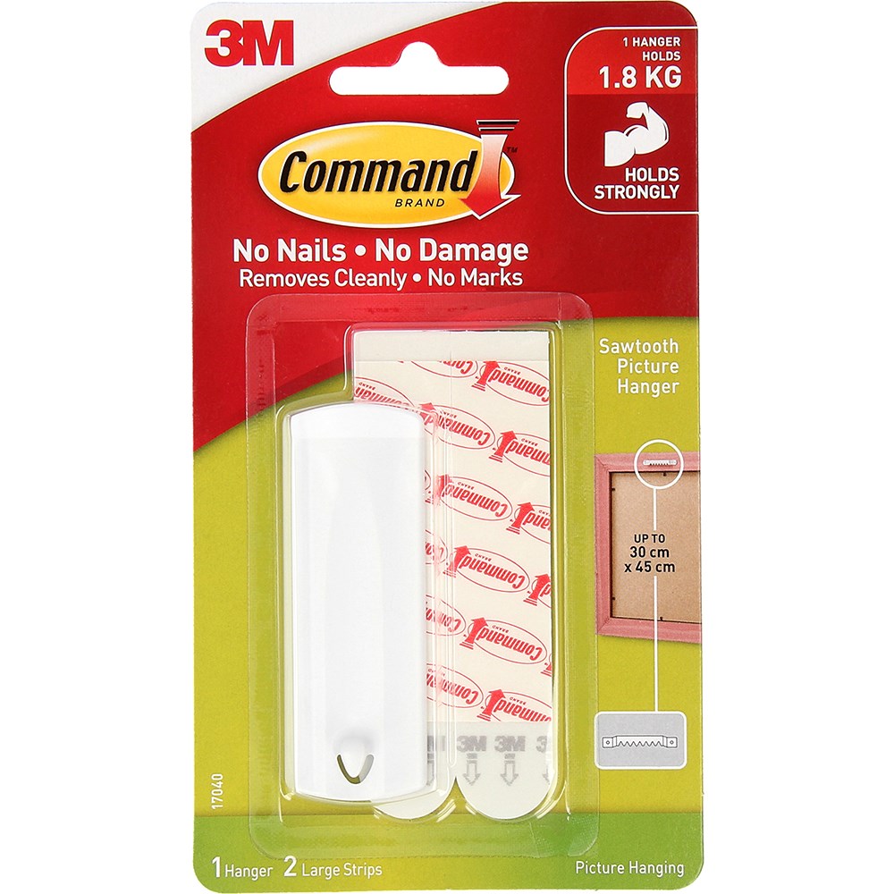 Command Picture Hanging Saw Tooth 1Pk 17040