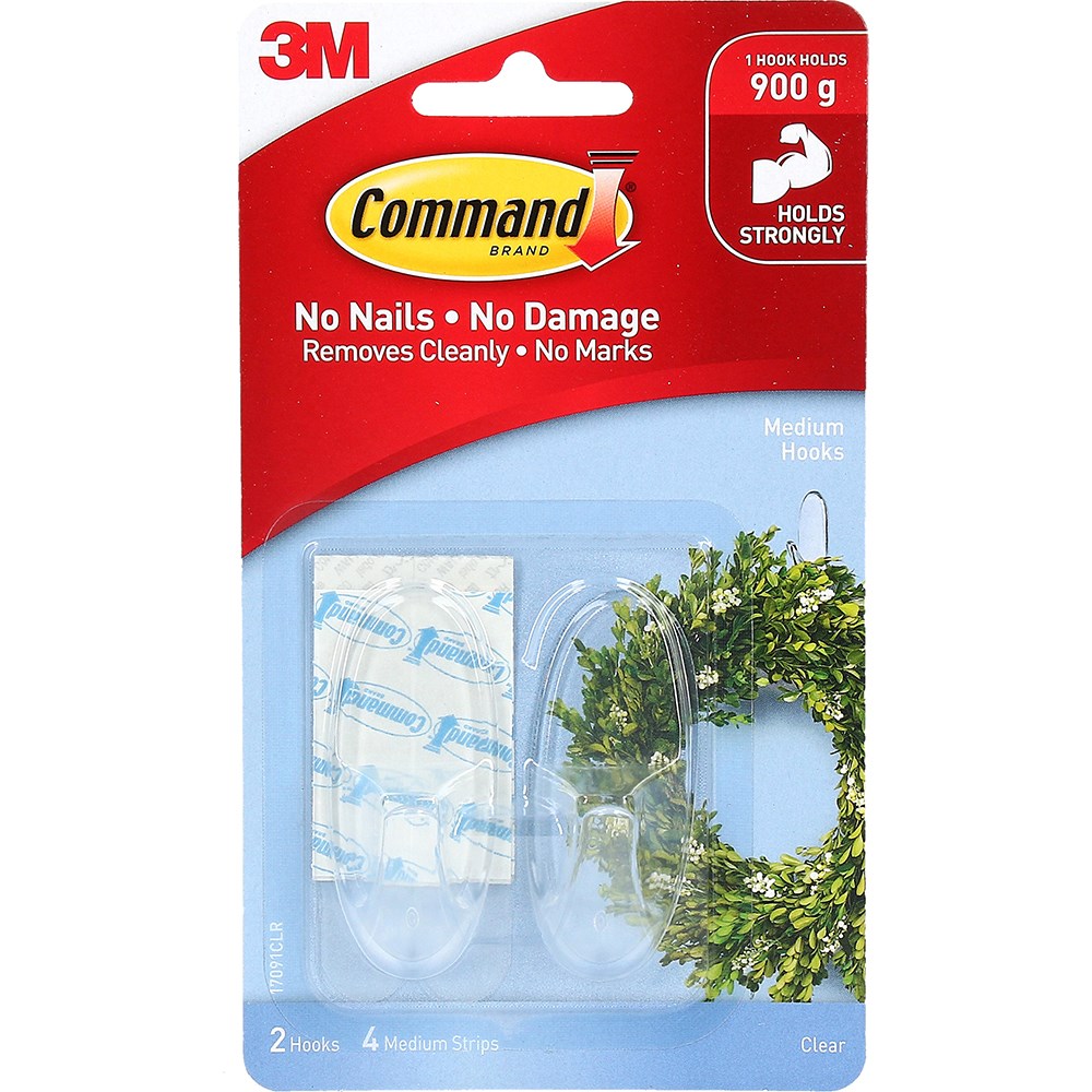 Command Clear Hooks 17091Clr Medium Hooks Clear