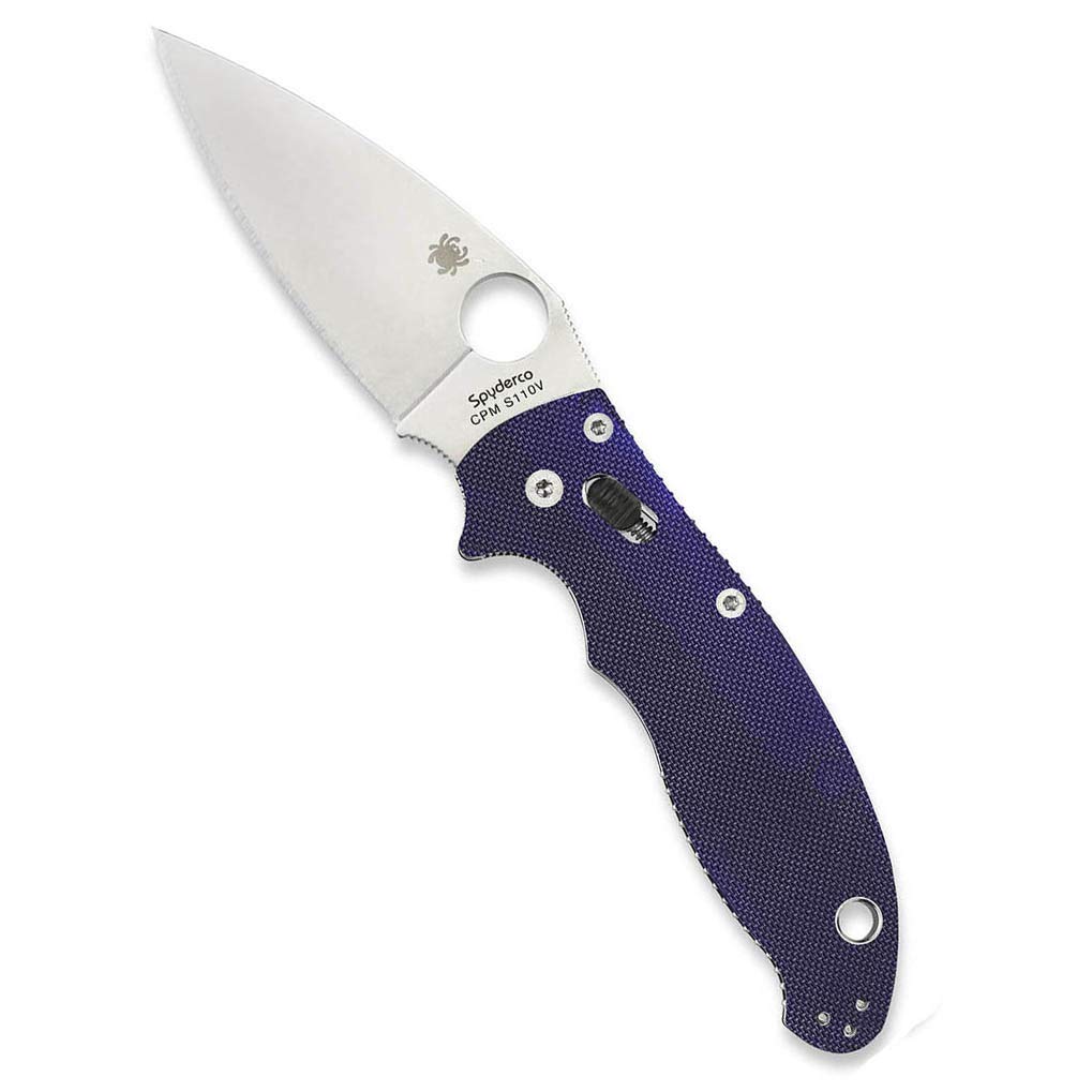 Spyderco Manix 2 Folding Knife with Ball Bearing Lock - PlainEdge