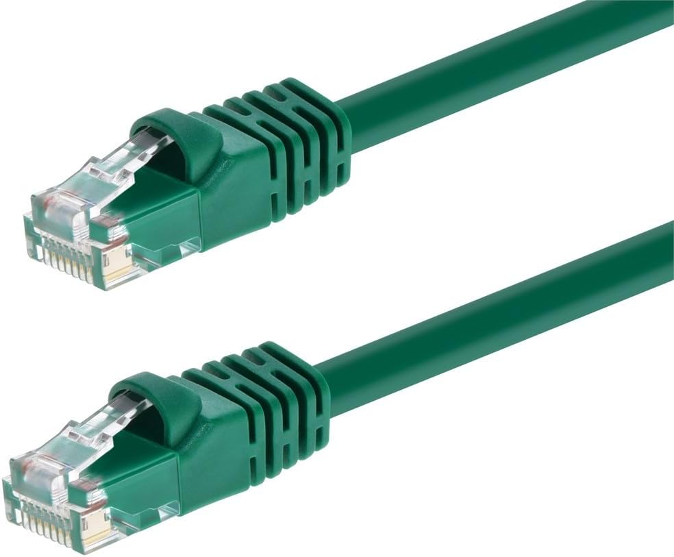 Monoprice Cat6 24AWG UTP Ethernet Patch Cable - Snagless RJ45, 550MHz, Pure Bare Copper