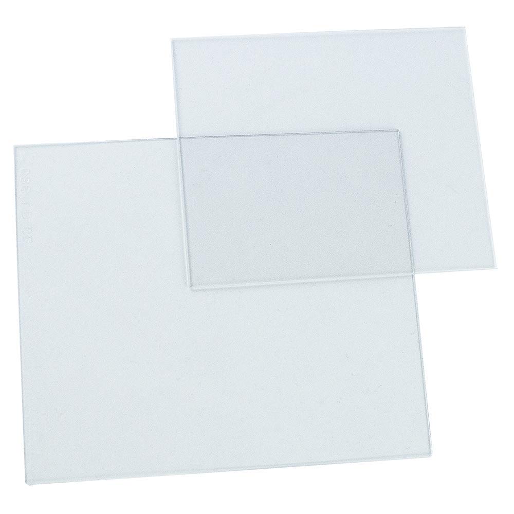 Sellstrom Replacement Cover Plates for WHP4000 Welding Helmet, Inner & Outer Plate Set, Clear, S19454