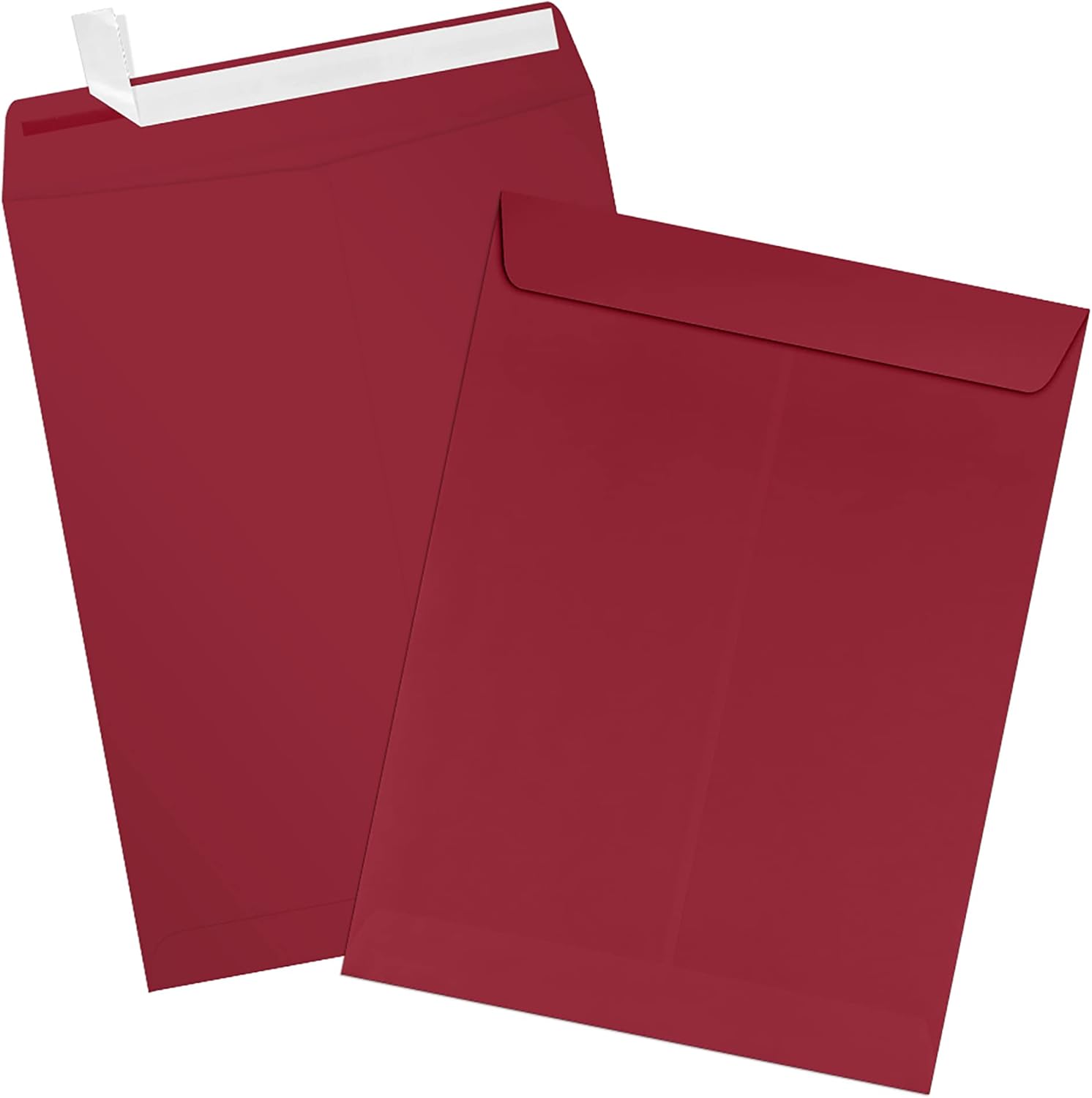 LUX Open-End 9in x 12in Envelopes, Peel & Press Closure