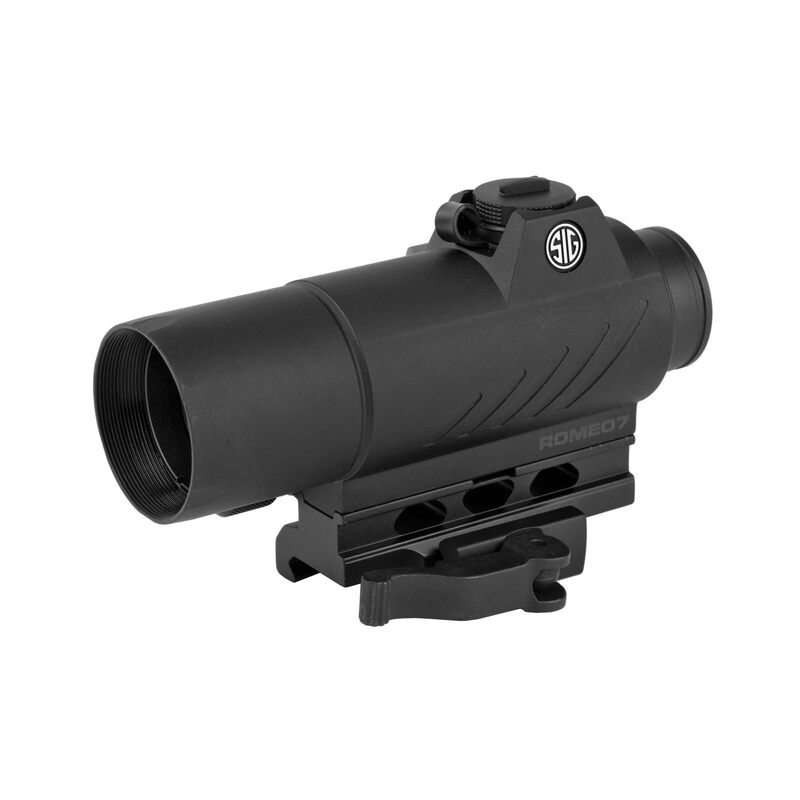 Sig Sauer ROMEO7 1x30mm Durable Aluminum Waterproof Fogproof Closed Full Size 2 MOA Red Dot Sight