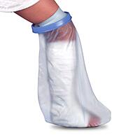 DMI Waterproof Cast Cover Wound Barrier and Bandage Protector Reusable with a Watertight Seal for Showers Baths & Pools Fits