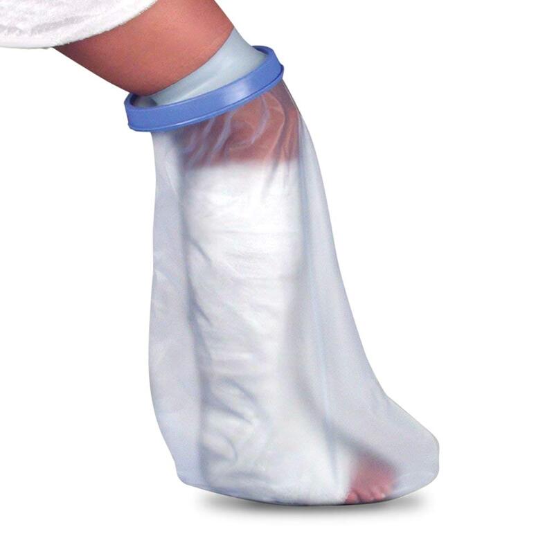 DMI Waterproof Cast Cover Wound Barrier and Bandage Protector Reusable with a Watertight Seal for Showers Baths & Pools Fits