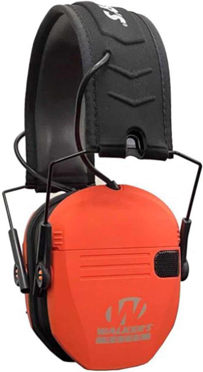 Walker's Razor Slim Ultra Low Profile Compact Design Adjustable Range Shooting Hunting Hearing Protection Electronic