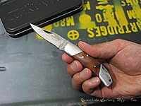 Magnum 01MB946DAM Damascus Duke Folding Knife with 2-1/2 in. Straight Edge Blade