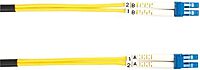 Black Box 1M OS2 Single-Mode LC-to-LC Fiber Optic Patch Cable - OFNR, Yellow