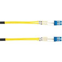 Black Box 1M OS2 Single-Mode LC-to-LC Fiber Optic Patch Cable - OFNR, Yellow