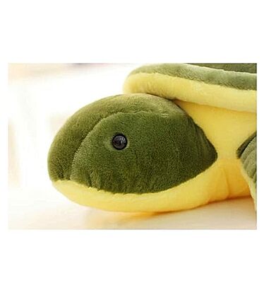 Plush Turtle Stuffed Animal, Green and Yellow, Soft Toy