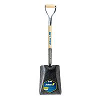 Jackson 1232000 J-450 Pony Square Point Transfer Shovel with 27 in. Hardwood Armor D-Grip Handle, Multi