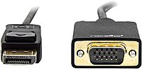 Rocstor Premium 6 Ft Displayport to VGA Cable M/Displayport to VGA Supporting 1920x1200 1080P at 60Hz - DP/VGA Cable