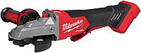 Milwaukee M18 FUEL 18-Volt Lithium-Ion Brushless Cordless 5 in. Flathead Braking Grinder with Paddle Switch No-Lock