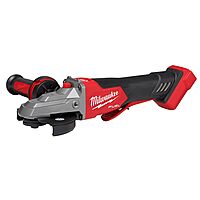 Milwaukee M18 FUEL 18-Volt Lithium-Ion Brushless Cordless 5 in. Flathead Braking Grinder with Paddle Switch No-Lock