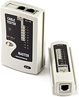 Monoprice RJ-11 and RJ-45 Modular Plug Tester - Gray