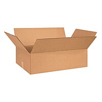 Aviditi 26155 Corrugated Box, 26" Length x 15" Width x 5" Height, Kraft (Bundle of 20)