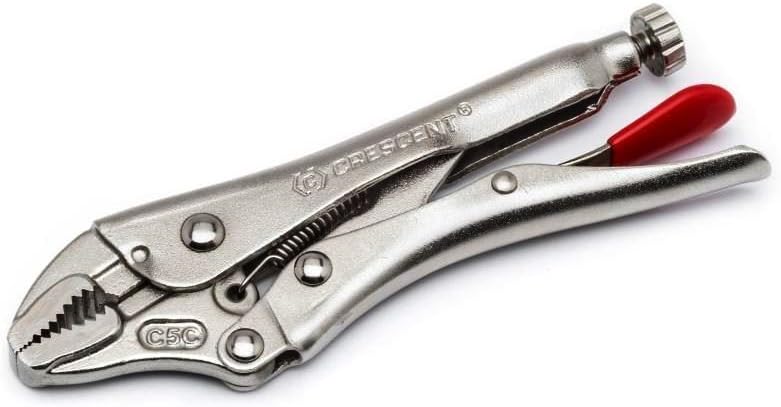 Crescent 7" Straight Jaw Locking Pliers - C7SVN , Red No Size