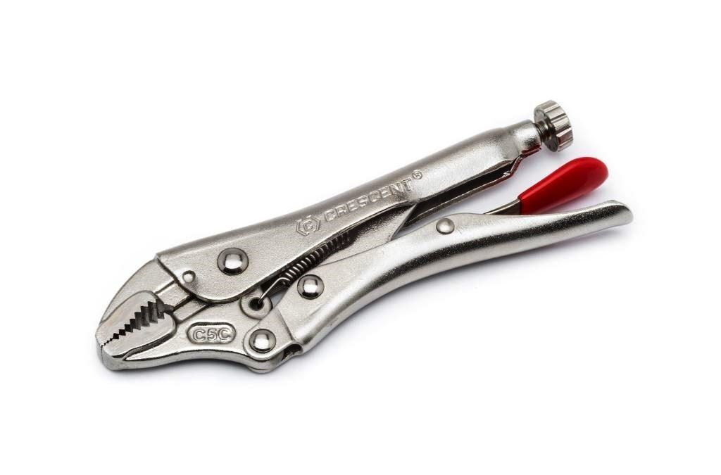Crescent 7" Straight Jaw Locking Pliers - C7SVN , Red No Size