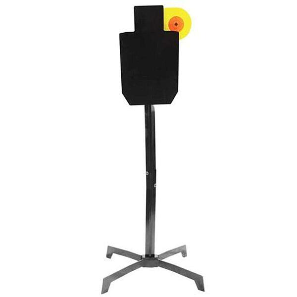 Birchwood Casey World of Targets Handgun Rifle Shooting Training Hostage Silhouette with AR500 Paddle Target One Size Multi