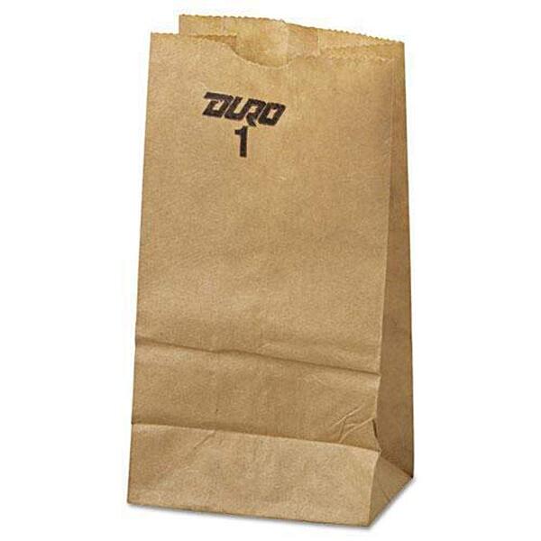 Bag #1 Paper Grocery , 30lb Kraft, Standard 3 1/2 x 7 3/8 x 6 7/8, 500 s BAG GK1-500