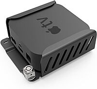 Compulocks Apple TV Security Mount for 4th Gen & 4K (1st-2nd Gen, 2018-2021) - Secure Mount Bracket with Cable Management
