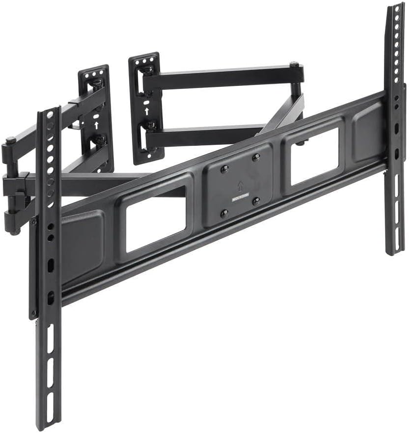 Monoprice Premium Full Motion TV Wall Mount Bracket Corner Friendly for 32" to 70" TVs up to 99lbs, Max VESA 600x400