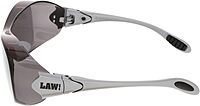 MCR OG112AF Crews Law OTG Over The Glass Safety Glasses Grey Lens Anti-Fog 1 Pair One Size Gray