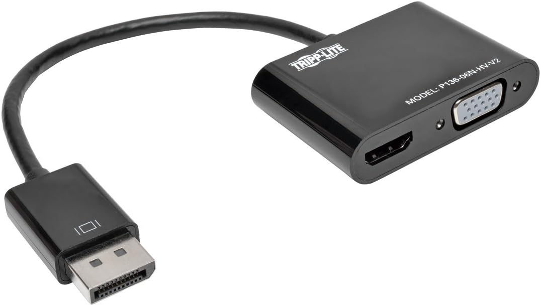 TRIPP LITE DisplayPort to HDMI/VGA/DVI Adapter
