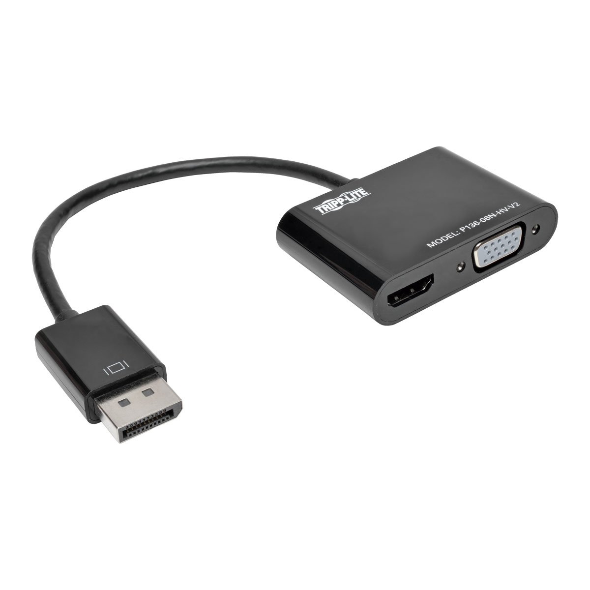 TRIPP LITE DisplayPort to HDMI/VGA/DVI Adapter