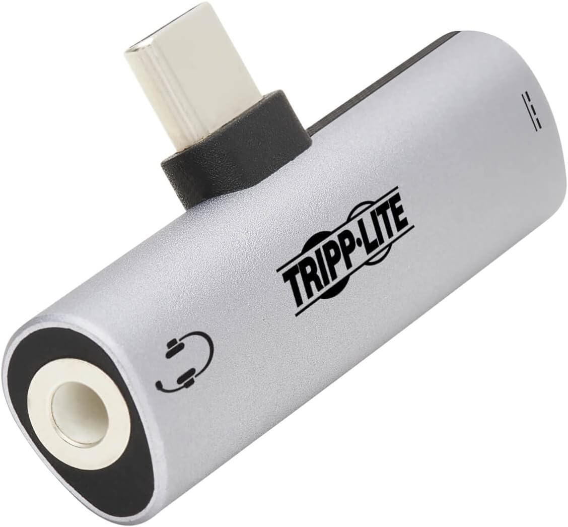 TRIPP LITE USB-C to 3.5 mm Headphone Jack Adapter - Hi-Res Audio