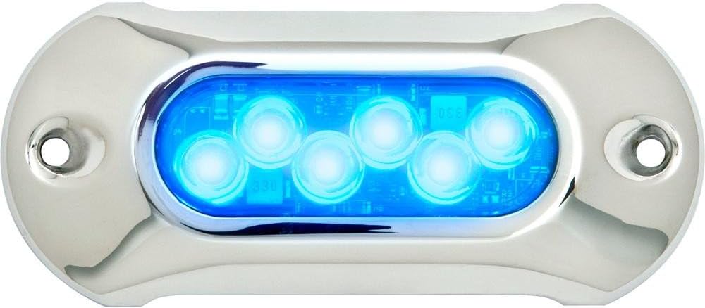 Attwood Light Armor Underwater LED Light - 6 LEDs - Blue