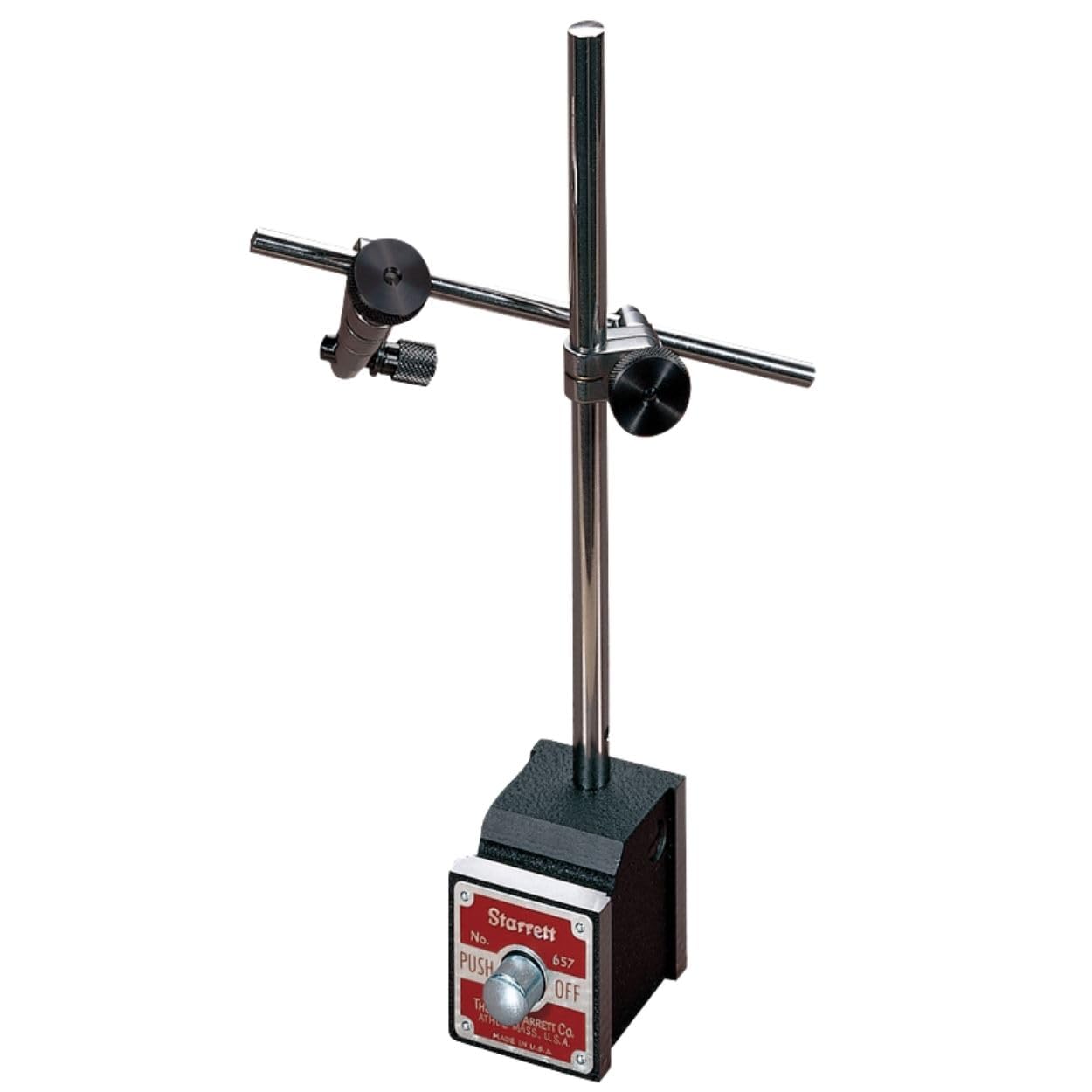 Starrett Magnetic Base Indicator Holder for Test, Back-Plunger, AGD, Dial and Miniature-Dial Indicators - Complete Set