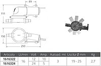 Jabsco 50880 Series Marine Filter-less Shower Drain / Bilge Pump