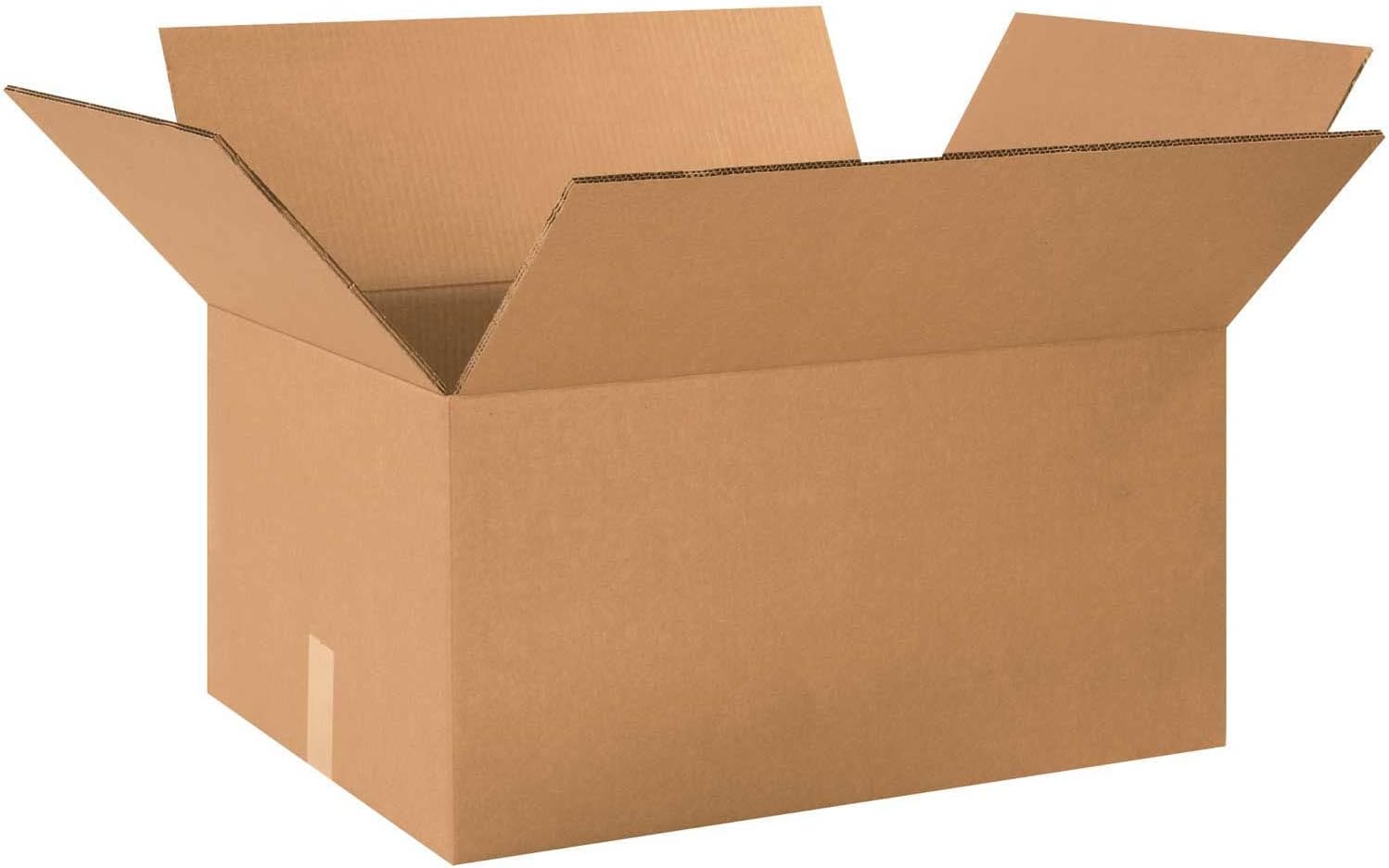 20 x 14 x 10 in Double-Wall Corrugated Shipping Boxes - Kraft (Pack of 15)