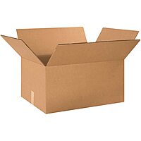 20 x 14 x 10 in Double-Wall Corrugated Shipping Boxes - Kraft (Pack of 15)