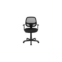 FLASH FURNITURE Flash Fundamentals Mid-Back Mesh Swivel Ergonomic Task Office Chair with Arms
