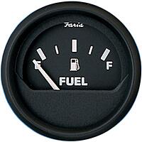 Faria Beede Instruments Faria Beede Faria 12801 Euro Fuel Level Gauge (E-1/2-F) - 2", Black