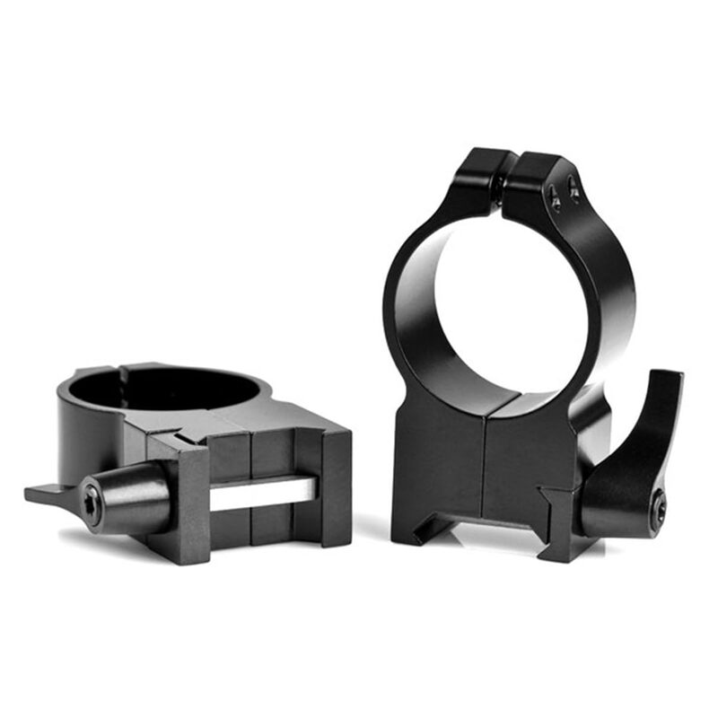WARNE 216LM Maxima Quick Detach Scope Rings, Sintered Steel, Vertical Split, 30 mm, Extra High Matte