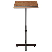 Oklahoma Sound Portable Presentation Series Adjustable Height Lectern Stand 16 Inch x 20 Inch Reading Surface with Book