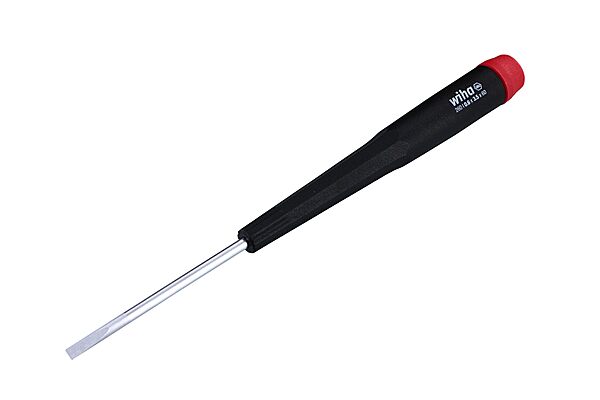 Wiha 26035 Slotted Precision Screwdriver, 3.5mm (9/64) x 60mm, 6.7" OAL