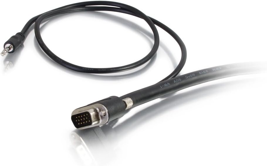 C2G Legrand In-Wall VGA + 3.5mm Stereo A/V Cable CMG-Rated