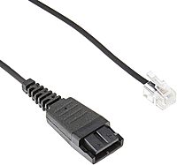 Jabra GN1200 Smart Universal Coiled Cable - 6.60 ft Data Transfer Cable - First End: 1 x Quick Disconnect - Second End: 1 x RJ-10