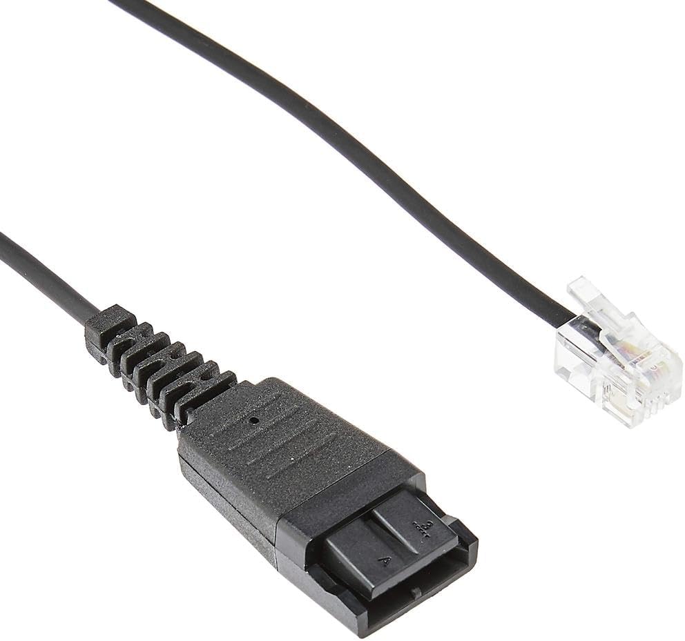 Jabra GN1200 Smart Universal Coiled Cable - 6.60 ft Data Transfer Cable - First End: 1 x Quick Disconnect