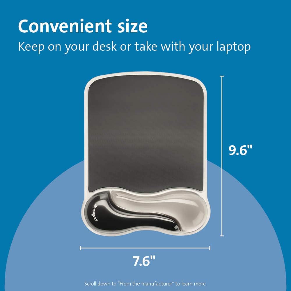 KENSINGTON Duo Gel Mouse & Keyboard Wrist Rests