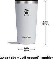 Hydro Flask All Around Insulated Tumbler with Closeable Press-In Lid