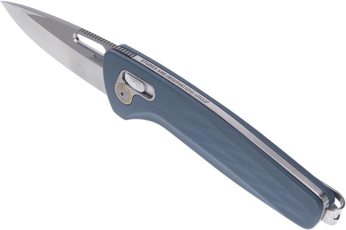 SOG One-Zero XR Easy-Opening Daily Carry Folding Knife with Aircraft-Grade Aluminum Handle | CRYO CPM S35VN Steel Blade