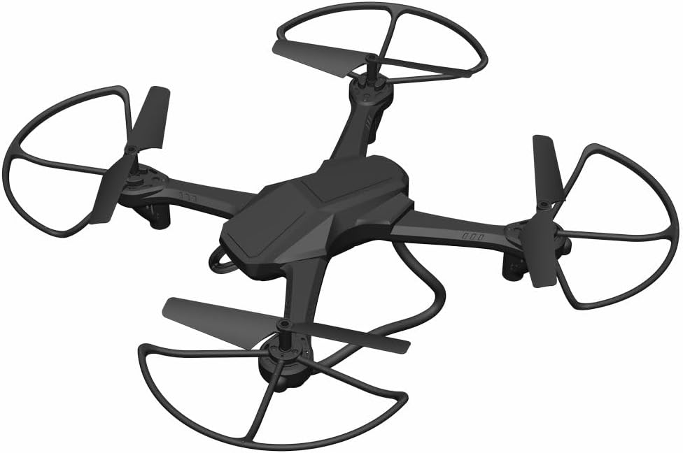 Adesso CyberDrone X1 Lightweight Remote Controlled Drone with 2.4GHz Controller Altitude Hold Headless Mode 3D Flips 720P